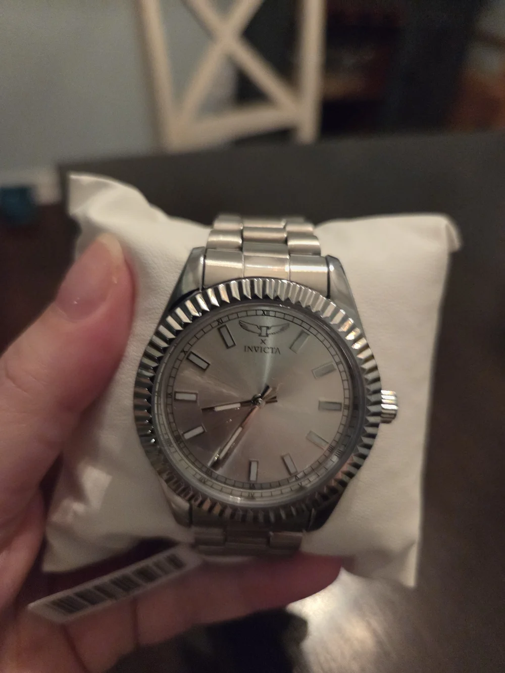Invicta Silver Stainless Steel Men's Watch - Silver Bracelet
